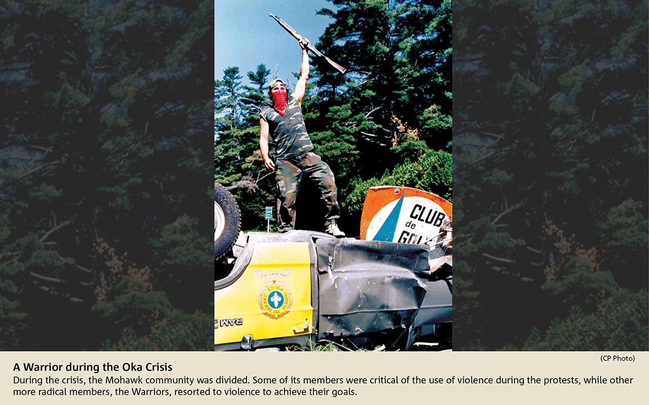 A Warrior during the Oka Crisis